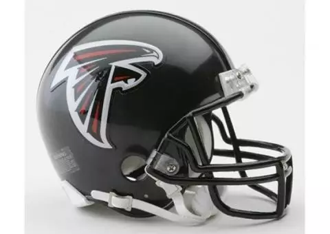 Lot of 10 Atlanta Falcons RIDDELL NFL Official Mini Helmets