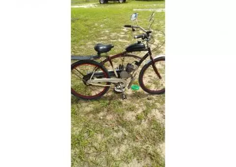 Motorized Bicycle custom BEACH CRUISER 49 CC